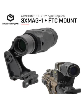 magnifier mount FTC unity style black
