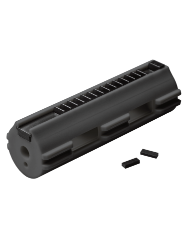 PISTONE ZERO-SHOCK ALLEGGERITO IN TECNOPOLIMERO CARICATO FIBRA DI CARBONIO FULL METAL RACK 14 DENTI FPS (PM03CF)