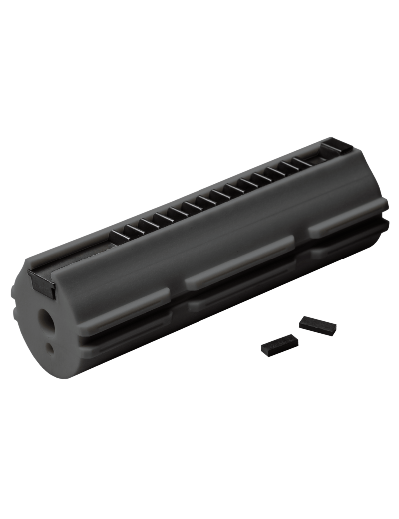 PISTONE ZERO-SHOCK IN TECNOPOLIMERO CARICATO FIBRA DI CARBONIO FULL METAL RACK 14 DENTI FPS (PM04CF)