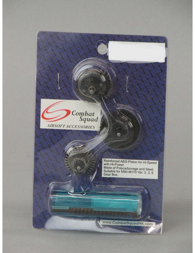 COMBAT SQUAD kit pistone e ingranaggi normal speed 18:1
