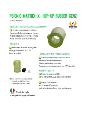 PSIONIC Gommino Hop-UP Matrix-X Gen2 VSR 10/ SSg24 / Striker