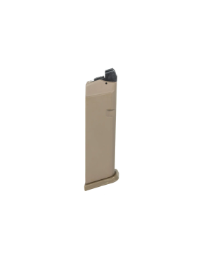 E&C Caricatore green gas 24bb per Glock 17/18/34 black/tan