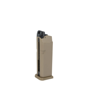 E&C Caricatore green gas 20bb per Glock 19 black/tan