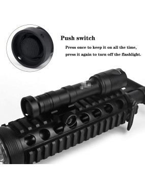 wadsn SF M600U flashlight black/tan  600lm.