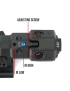 MAWL C1 replica laser verde, laser IR, torcia, led IR  nero/tan