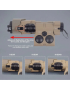 MAWL C1 replica laser verde, laser IR, torcia, led IR  nero/tan