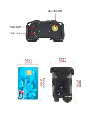 L3-NGAL Red Laser Pointer with Led Light (strobo) plastic version