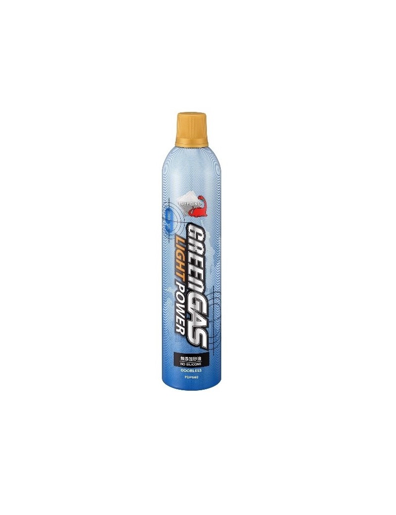PUFFDINO AIRSOFT GREEN GAS SECCO (600ML) 125 PSI