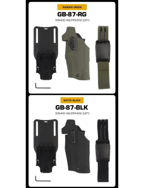 FONDINA REPLICA SAFARILAND 6354 per G17 (versione per mancini/left handed)