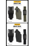 FONDINA REPLICA SAFARILAND 6354 per G17 (versione per mancini/left handed)