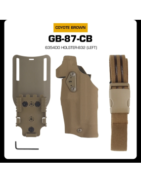 FONDINA REPLICA SAFARILAND 6354 per G17 (versione per mancini/left handed)