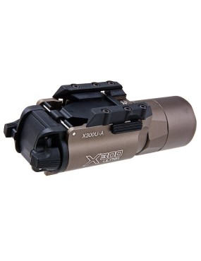 torcia per pistola 600lm replica SF X300U nera/tan