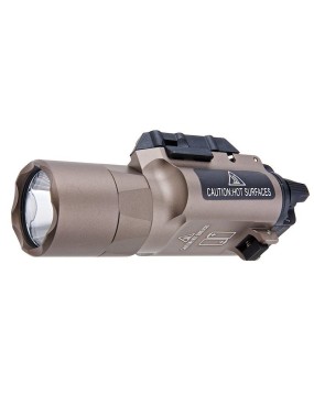 torcia per pistola 600lm replica SF X300U nera/tan