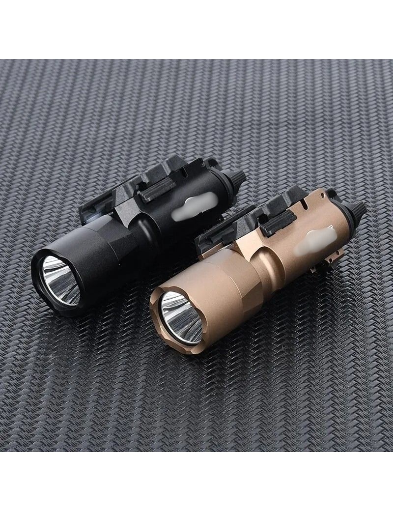 torcia per pistola 600lm replica SF X300U nera/tan