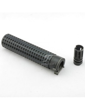 QD Silencer with Flash hider, 14mm CCW Thread