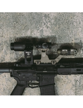 OMNI Magnifier Mount with FAST QD Lever 2.91” (X GBRS hydra) optical center black/fde