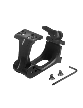 OMNI Magnifier Mount with FAST QD Lever 2.91” (X GBRS hydra) optical center black/fde