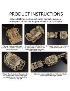 Tactical IFAK Rip-Away MOLLE Medical Pouch – WoSport