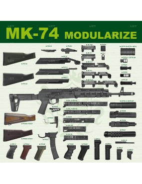 LCT MK-74 AEG Full Steel M-LOK
