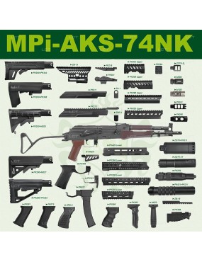 LCT MPi-AKS-74NK AEG Full Steel East Germany