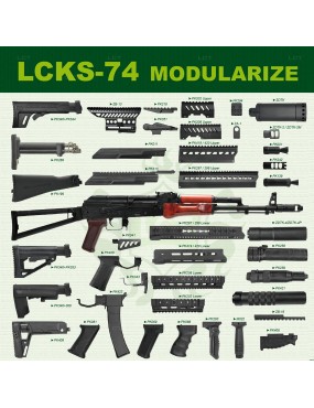 LCT LCKS-74 AEG Full Steel Folding Stock