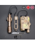 WADSN PEQ-15 Laser + Torcia M600C con Doppio Remoto