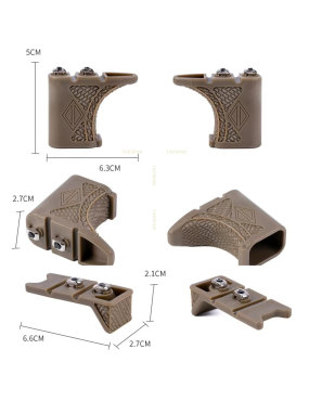 Grip Hand Stop M-LOK MHSV2 con Passacavi Integrato
