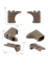 Grip Hand Stop M-LOK MHSV2 con Passacavi Integrato