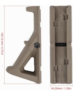 Impugnatura Angolata AFG2 per Slitta Picatinny 20 mm