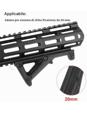 Impugnatura Angolata AFG2 per Slitta Picatinny 20 mm