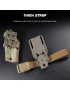 Fondina Tattica 6354DO-832 ALS per Glock 17/19 con Torcia X300U