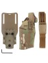 Fondina Tattica 6354DO-832 ALS per Glock 17/19 con Torcia X300U