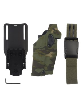 Fondina Tattica 6354DO-832 ALS per Glock 17/19 con Torcia X300U