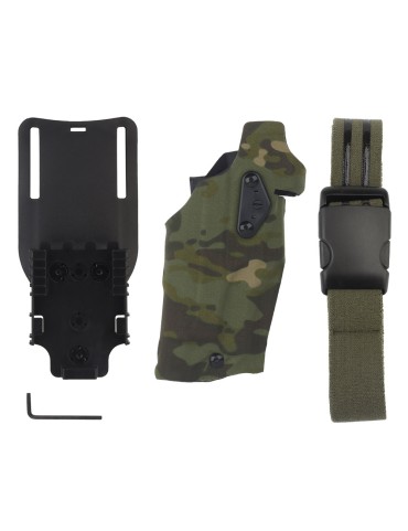 Fondina Tattica 6354DO-832 ALS per Glock 17/19 con Torcia X300U