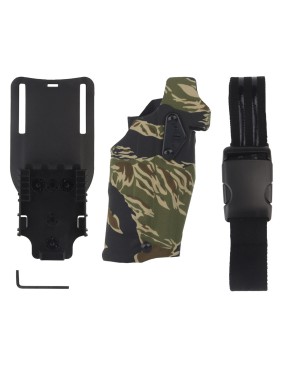 Fondina Tattica 6354DO-832 ALS per Glock 17/19 con Torcia X300U