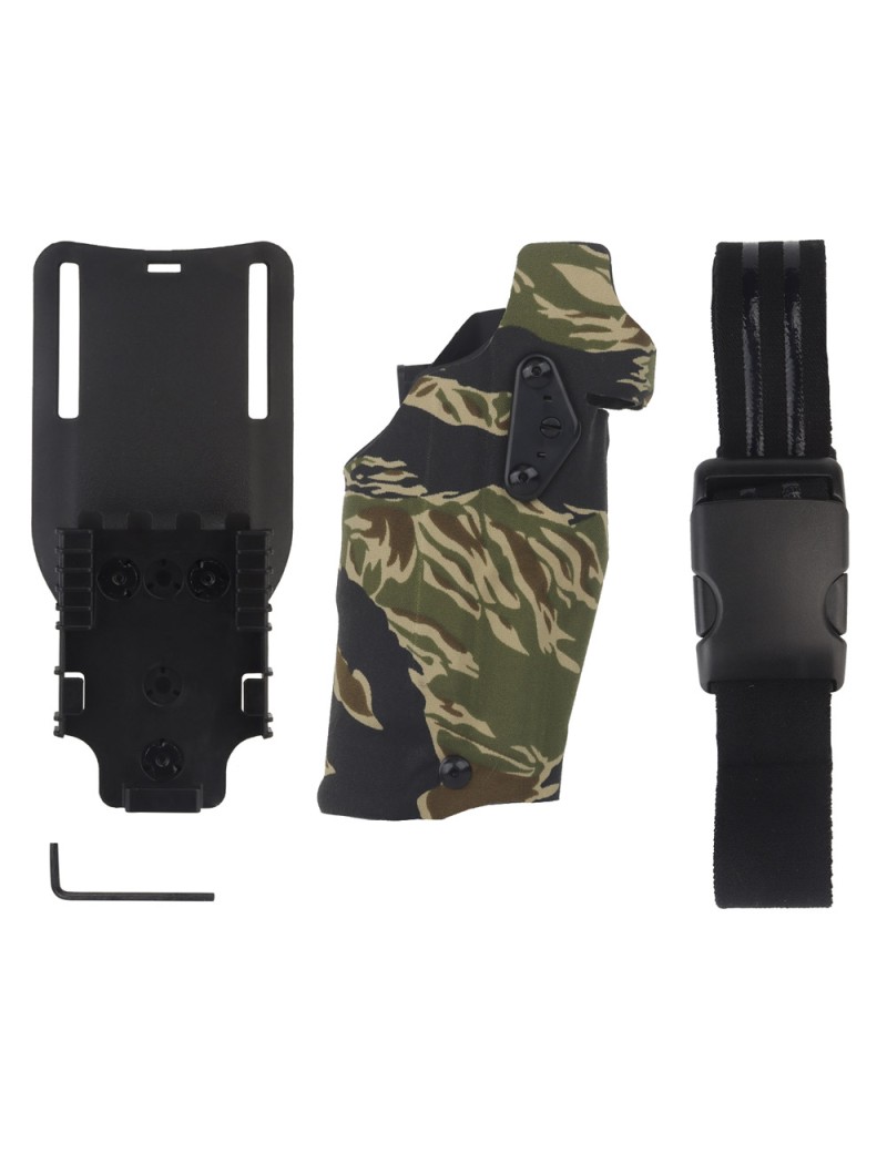 Fondina Tattica 6354DO-832 ALS per Glock 17/19 con Torcia X300U