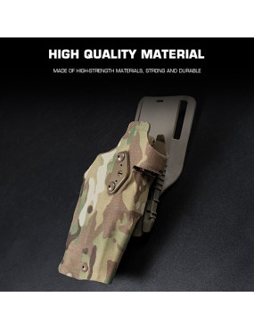 Fondina Tattica 6354DO-832 ALS per Glock 17/19 con Torcia X300U