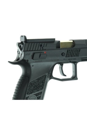 ASG CZ P-09 Optic Ready CO2 GBB Pistola Blowback – Black/Gold