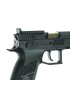 ASG CZ P-09 Optic Ready CO2 GBB Pistola Blowback – Black/Gold