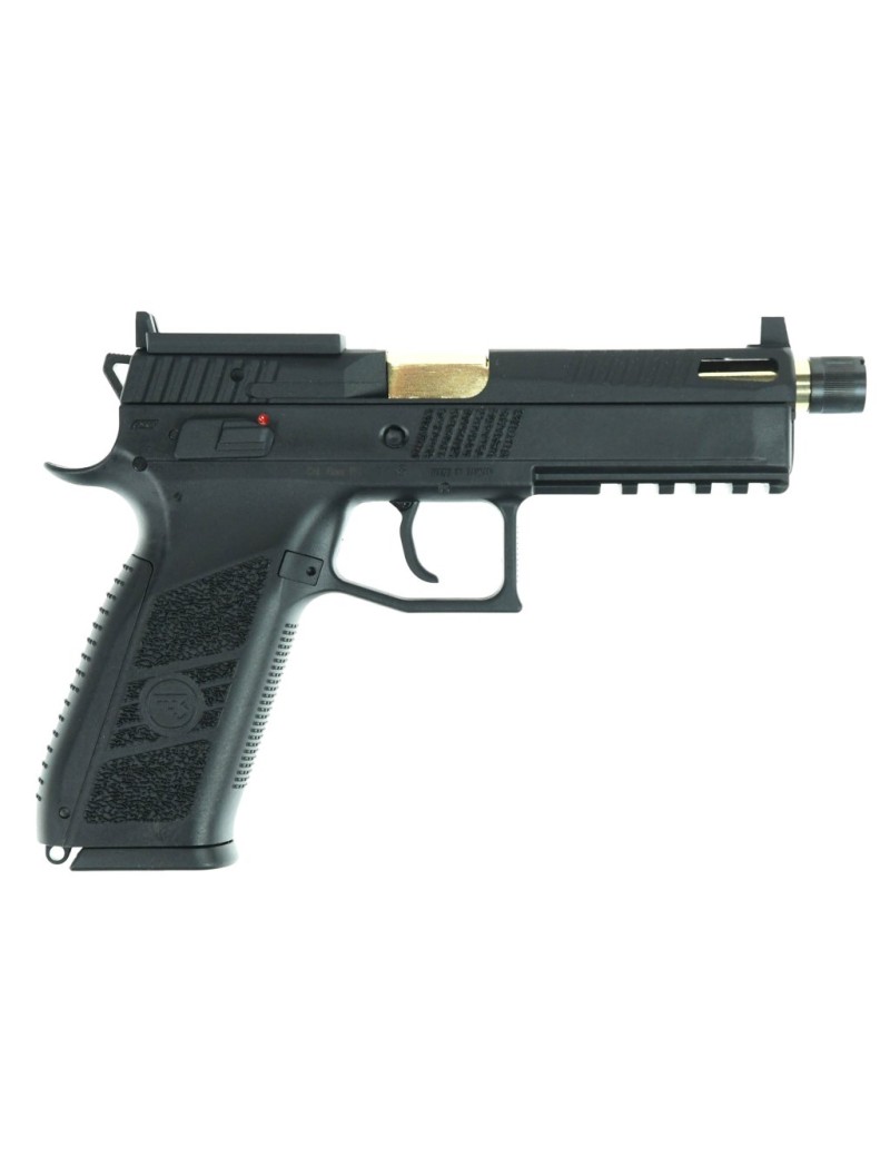 ASG CZ P-09 Optic Ready CO2 GBB Pistola Blowback – Black/Gold