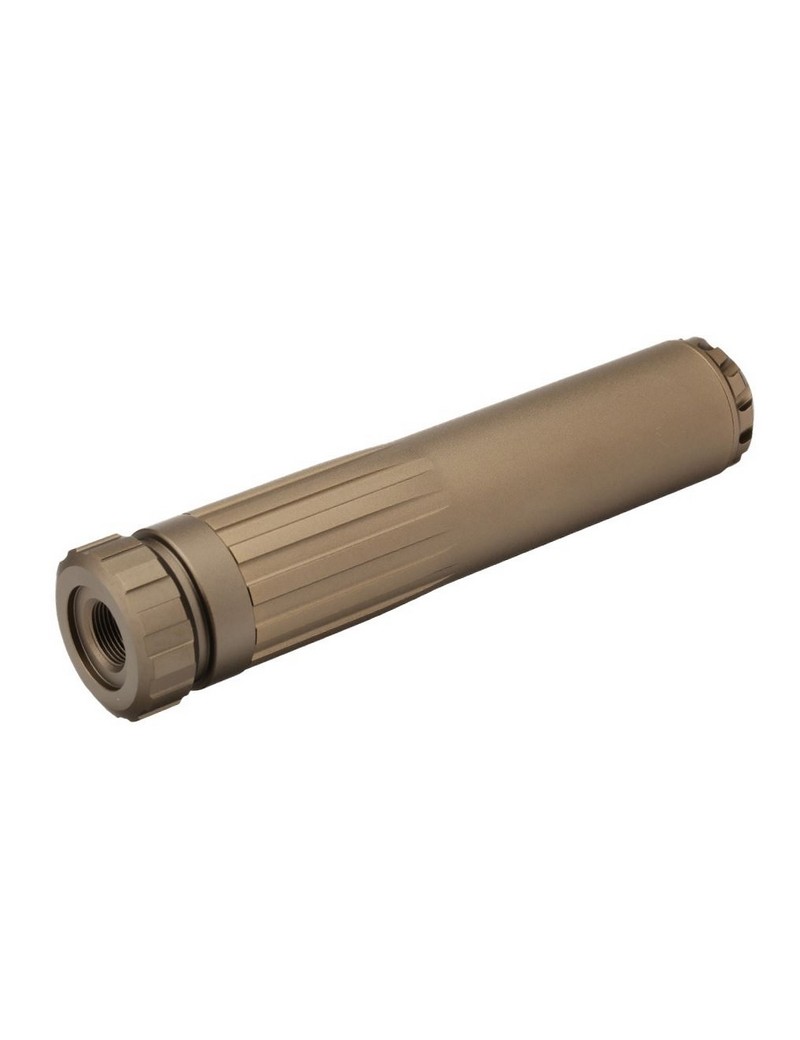 AAP-01 Assassin Sound Suppressor by Action Army black/tan