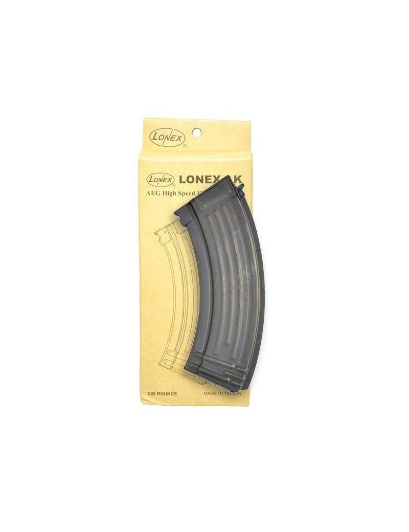 CARICATORE MAGGIORATO SOFTAIR 520BB FLASH A CORDA AK LONEX